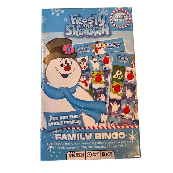 Frosty The Snowman Family Bingo Game 8+ Years 30-60 Min 2-6 Players Family F - Picture 9 of 9